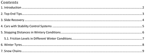 Product picture Professional Tips for Winter Driving